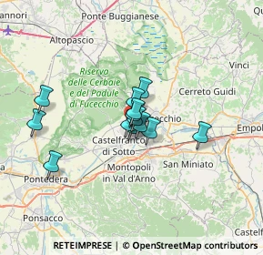 Mappa Via Emilia Romagna, 56029 Santa Croce sull'Arno PI, Italia (4.38538)