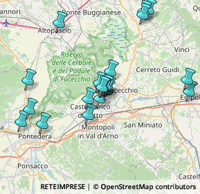 Mappa Via Emilia Romagna, 56029 Santa Croce sull'Arno PI, Italia (7.314)