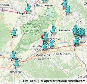 Mappa Via Emilia Romagna, 56029 Santa Croce sull'Arno PI, Italia (10.1915)
