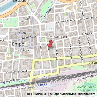 Mappa Via Curtatone e Montanara, 35 (c, 50053 Empoli, Firenze (Toscana)