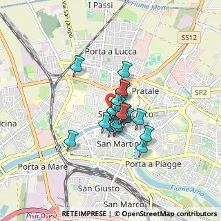 Mappa Via Guglielmo Oberdan, 56127 Pisa PI, Italia (0.512)