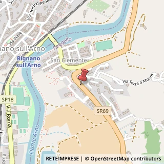 Mappa Via Giuseppe Verdi,  26, 50066 Reggello, Firenze (Toscana)