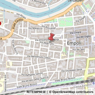 Mappa Via degli orti 60, 50053 Empoli, Firenze (Toscana)