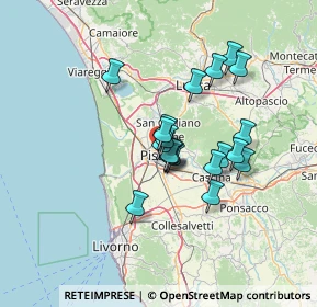 Mappa Via San Giovanni Bosco, 56127 Pisa PI, Italia (10.4865)