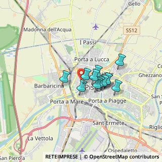 Mappa Via Roma, 56126 Pisa PI, Italia (1.12333)
