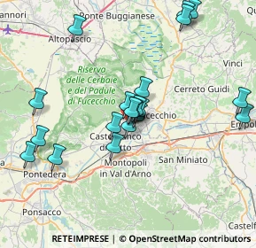 Mappa Via Sicilia, 56029 Santa Croce sull'Arno PI, Italia (7.316)