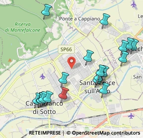 Mappa Via Sicilia, 56029 Santa Croce sull'Arno PI, Italia (2.353)