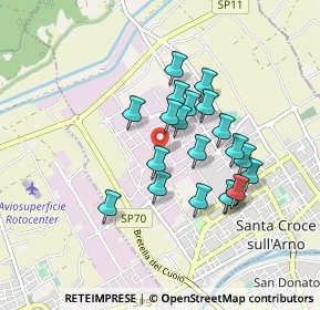 Mappa Via Sicilia, 56029 Santa Croce sull'Arno PI, Italia (0.7465)