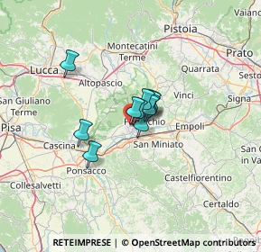 Mappa Via Sicilia, 56029 Santa Croce sull'Arno PI, Italia (6.58)