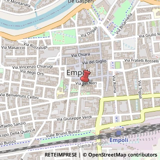 Mappa Via Leonardo Da Vinci, 19a, 50053 Empoli, Firenze (Toscana)