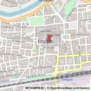 Mappa Via Giuseppe del Papa, 84, 50053 Empoli, Firenze (Toscana)