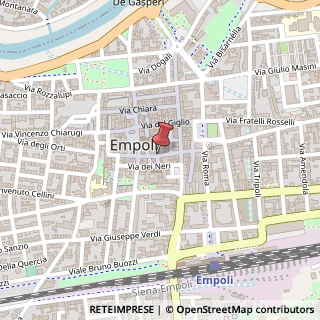 Mappa Via del papa giuseppe 120, 50053 Empoli, Firenze (Toscana)