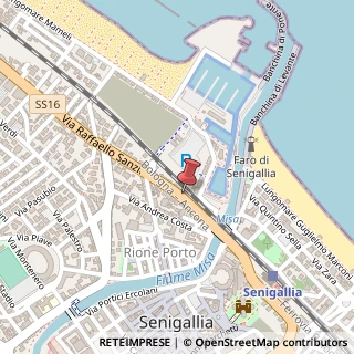Mappa Via Raffaello Sanzio, 22, 60019 Senigallia, Ancona (Marche)