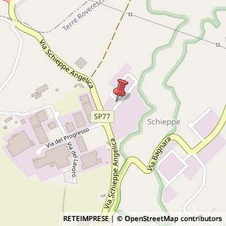 Mappa Via Dell'industria, 61038 Orciano di Pesaro, Pesaro e Urbino (Marche)
