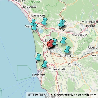 Mappa Via Santa Cecilia, 56127 Pisa PI, Italia (8.96474)