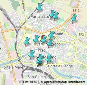 Mappa Via Tinti, 56127 Pisa PI, Italia (0.89)