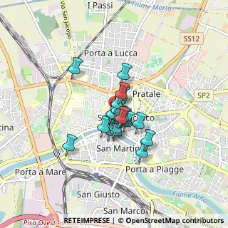 Mappa Vicolo del Tinti, 56127 Pisa PI, Italia (0.496)
