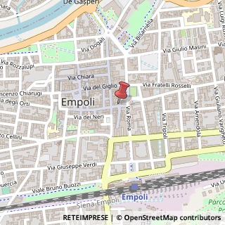 Mappa Via Giuseppe del Papa, 10, 50053 Empoli, Firenze (Toscana)