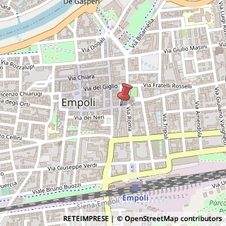 Mappa Via Giuseppe del Papa, 13, 50053 Empoli, Firenze (Toscana)
