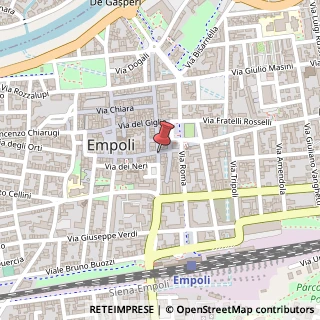 Mappa Via Cosimo Ridolfi, 163, 50053 Empoli, Firenze (Toscana)