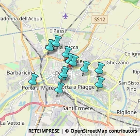 Mappa 56127 Pisa PI, Italia (1.22385)