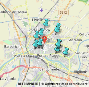 Mappa 56127 Pisa PI, Italia (1.18615)