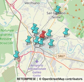 Mappa 56127 Pisa PI, Italia (2.67727)