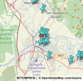 Mappa 56127 Pisa PI, Italia (4.34857)