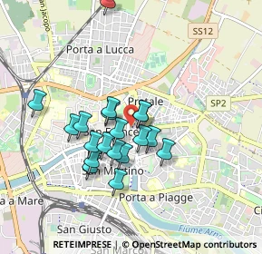 Mappa 56127 Pisa PI, Italia (0.74474)