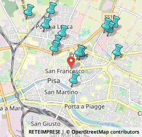 Mappa 56127 Pisa PI, Italia (1.03923)