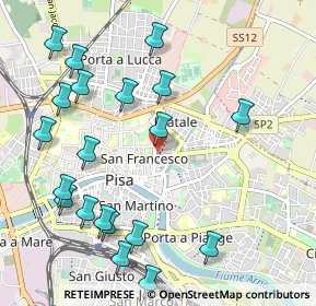 Mappa 56127 Pisa PI, Italia (1.26)