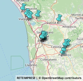 Mappa 56127 Pisa PI, Italia (11.95294)