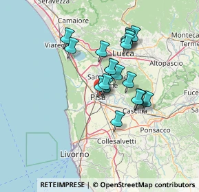 Mappa 56127 Pisa PI, Italia (11.0485)