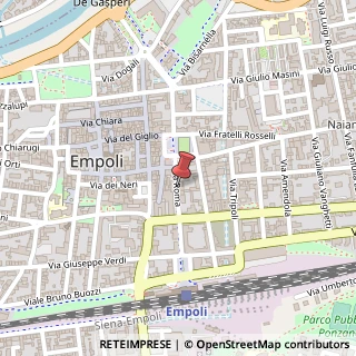 Mappa Via Roma, 23, 50053 Empoli, Firenze (Toscana)