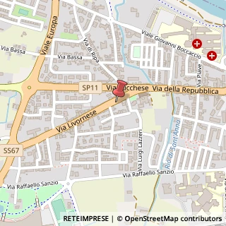 Mappa Via Livornese, 25, 50053 Empoli, Firenze (Toscana)