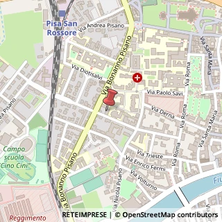 Mappa Via Risorgimento, 38, 56124 Pisa, Pisa (Toscana)