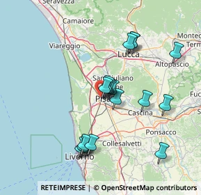 Mappa Via Risorgimento, 56124 Pisa PI, Italia (13.83944)
