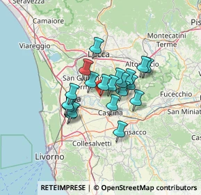 Mappa Via Lungomonte, 56011 Calci PI, Italia (9.243)