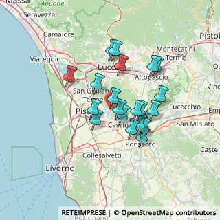 Mappa Via Lungomonte, 56011 Calci PI, Italia (11.2)