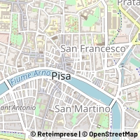 Mapa Pisa
