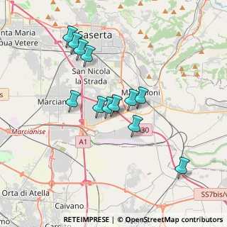 Mappa SS87, 81020 San Marco Evangelista CE, Italia (3.43333)
