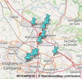 Mappa Via Vairano, 81025 Marcianise CE, Italia (6.52091)