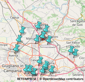 Mappa Via Vairano, 81025 Marcianise CE, Italia (9.5125)