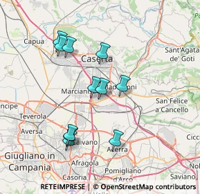 Mappa Via Vairano, 81025 Marcianise CE, Italia (7.20455)