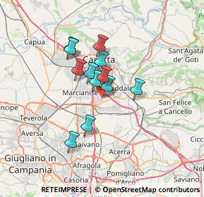 Mappa Via Vairano, 81025 Marcianise CE, Italia (5.28333)