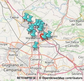 Mappa Via Vairano, 81025 Marcianise CE, Italia (4.95833)