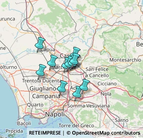 Mappa Via Vairano, 81025 Marcianise CE, Italia (8.78636)