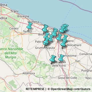 Mappa Vicinale Frantoio, 70020 Binetto BA, Italia (11.12842)