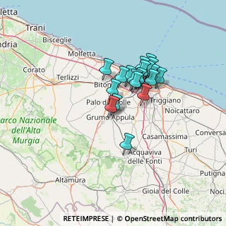 Mappa Vicinale Frantoio, 70020 Binetto BA, Italia (10.733)