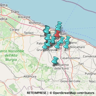 Mappa Vicinale Frantoio, 70020 Binetto BA, Italia (8.795)